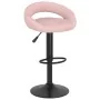 Taburetes de cocina 2 unidades terciopelo rosa by , Kitchen stools - Ref: Foro24-333274, Price: 110,93 €, Discount: %