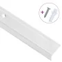 Perfiles de peldaños forma de L 15 uds aluminio plata 100 cm by , Stairs - Ref: Foro24-146756, Price: 46,74 €, Discount: %