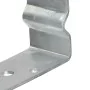 Anclajes de valla 12 uds acero galvanizado plateado9x6x15 cm by , Spikes for anchoring in the ground - Ref: Foro24-145334, Pr...