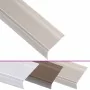 Perfiles de peldaños forma de L 15 uds aluminio champán 90 cm by , Stairs - Ref: Foro24-146749, Price: 49,94 €, Discount: %