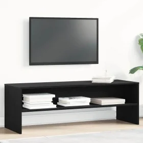 Mueble de TV madera de ingeniería negro roble 120x40x40cm de , Muebles TV - Ref: Foro24-862391, Precio: 63,97 €, Descuento: %
