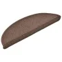 Alfombrilla escalera 20 uds marrón café 56x17x3 cm de , Alfombrillas para escalones - Ref: Foro24-3365785, Precio: 71,72 €, D...