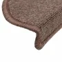 Alfombrilla escalera 20 uds marrón café 56x17x3 cm de , Alfombrillas para escalones - Ref: Foro24-3365785, Precio: 71,72 €, D...