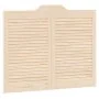 Puertas batientes diseño de lamas 1 par 80x100cm madera pino de , Puertas para el hogar - Ref: Foro24-4107130, Precio: 62,50 ...