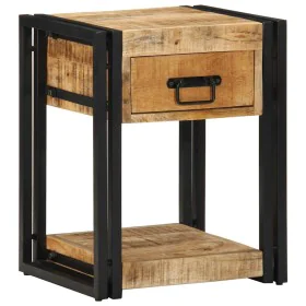 Mesita de noche madera maciza de mango 40x35x50 cm de , Mesitas de noche - Ref: Foro24-4016688, Precio: 90,47 €, Descuento: %