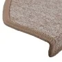Alfombrilla escalera 30 uds marrón claro 65x24x4 cm de , Alfombrillas para escalones - Ref: Foro24-3365751, Precio: 139,65 €,...