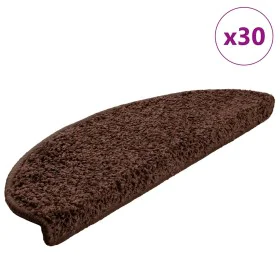 Alfombrilla escalera 30 uds Marrón 65x21x4 cm de , Alfombrillas para escalones - Ref: Foro24-3365815, Precio: 165,21 €, Descu...