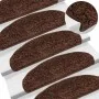 Alfombrilla escalera 30 uds Marrón 65x21x4 cm de , Alfombrillas para escalones - Ref: Foro24-3365815, Precio: 165,21 €, Descu...