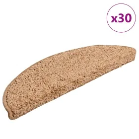 Alfombrilla escalera 30 uds beige 56x17x3 cm de , Alfombrillas para escalones - Ref: Foro24-3365801, Precio: 166,60 €, Descue...