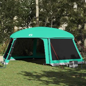 Carpa para piscina con desmontables y paredes azul 670x590 cm de , Tiendas de campaña - Ref: Foro24-4100632, Precio: 244,65 €...