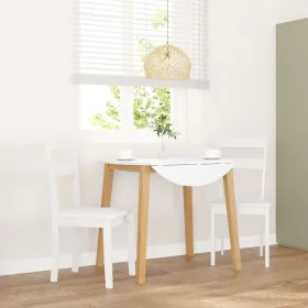 Sillas de comedor 2 unidades madera maciza de caucho blanco von , Essstühle - Ref: Foro24-4102385, Preis: 98,14 €, Rabatt: %