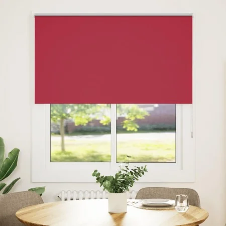 Estor Enrollable Opaco Rojo 120x150 cm Tela Ancho 116,6 cm de , Persianas y estores - Ref: Foro24-4011782, Precio: 25,64 €, D...