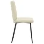 Sillas de comedor 4 unidades cuero sintético color crema von , Essstühle - Ref: Foro24-3315214, Preis: 168,59 €, Rabatt: %