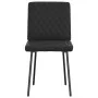 Sillas de comedor 6 unidades cuero sintético negro de , Sillas de comedor - Ref: Foro24-3315488, Precio: 248,97 €, Descuento: %