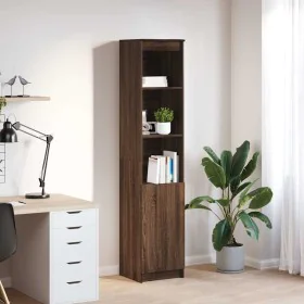 Aparador alto roble marrón 37,5x35x180 cm madera de ingeniería von , Sideboards - Ref: Foro24-861676, Preis: 85,58 €, Rabatt: %