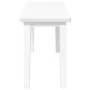 Banco 90 cm madera maciza caucho blanco by , Dining and kitchen benches - Ref: Foro24-4102599, Price: 70,35 €, Discount: %