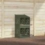Nido para gallinas con 4 compartimentos de metal verde oliva de , Jaulas y habitáculos para animales pequeños - Ref: Foro24-8...