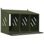 Nido para gallinas con 3 compartimentos de metal verde oliva de , Jaulas y habitáculos para animales pequeños - Ref: Foro24-8...