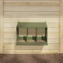 Nido para gallinas con 3 compartimentos de metal verde oliva de , Jaulas y habitáculos para animales pequeños - Ref: Foro24-8...