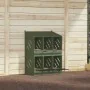 Nido para gallinas con 6 compartimentos de metal verde oliva de , Jaulas y habitáculos para animales pequeños - Ref: Foro24-8...