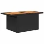 Set sofás jardín y cojines 5 pzas ratán sintético acacia negro by , Garden sets - Ref: Foro24-3327541, Price: 389,75 €, Disco...