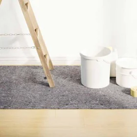 Felpa antideslizante para pintores 2 uds 1020 cm 180 g/m² gris de , Láminas y franjas protectoras para suelos - Ref: Foro24-3...