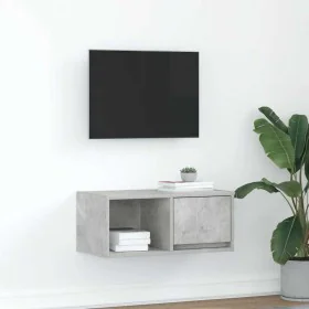 Mueble de TV madera de ingeniería gris hormigón 60x31x25,5 cm de , Muebles TV - Ref: Foro24-861442, Precio: 42,52 €, Descuent...