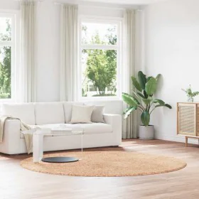 Alfombra peluda de pelo largo NAVARRA beige 240x240cm poliéster de , Alfombras - Ref: Foro24-4102925, Precio: 66,49 €, Descue...