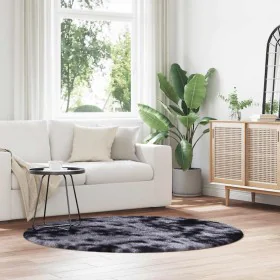 Alfombra de pelo largo NAVARRA gris oscuro 160x160 cm poliéster de , Alfombras - Ref: Foro24-4102912, Precio: 34,59 €, Descue...