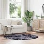 Alfombra de pelo largo NAVARRA gris oscuro 160x160 cm poliéster de , Alfombras - Ref: Foro24-4102912, Precio: 34,59 €, Descue...