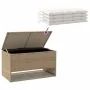 Cojines para exterior beige 100x55x55,5 cm ratán sintético de , Cajas de almacenaje para exteriores - Ref: Foro24-4104144, Pr...