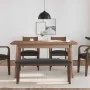 Banco 110 cm madera maciza marrón caucho de , Bancos de comedor y cocina - Ref: Foro24-4102602, Precio: 78,82 €, Descuento: %