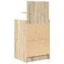 Mesilla de noche con 2 cajones roble Sonoma 38x34x80 cm de , Mesitas de noche - Ref: Foro24-861359, Precio: 59,13 €, Descuent...
