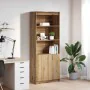 Aparador Artisan Roble 70x35x180 cm Madera de ingeniería by , Sideboards - Ref: Foro24-3328479, Price: 120,20 €, Discount: %