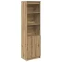 Aparador Artisan Roble 50x35x180 cm Madera de ingeniería by , Sideboards - Ref: Foro24-3328470, Price: 106,33 €, Discount: %