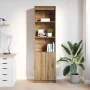 Aparador Artisan Roble 50x35x180 cm Madera de ingeniería by , Sideboards - Ref: Foro24-3328470, Price: 106,33 €, Discount: %