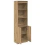 Aparador Artisan Roble 50x35x180 cm Madera de ingeniería by , Sideboards - Ref: Foro24-3328470, Price: 106,33 €, Discount: %