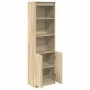 Aparador alto roble Sonoma 50x35x180 cm madera de ingeniería de , Aparadores - Ref: Foro24-3328464, Precio: 102,49 €, Descuen...