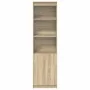 Aparador alto roble Sonoma 50x35x180 cm madera de ingeniería de , Aparadores - Ref: Foro24-3328464, Precio: 102,49 €, Descuen...