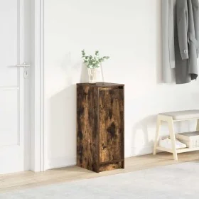 Zapatero roble ahumado 29,5x34x76 cm Madera de ingeniería de , Zapateros y organizadores de calzado - Ref: Foro24-861863, Pre...