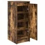 Zapatero roble ahumado 29,5x34x76 cm Madera de ingeniería de , Zapateros y organizadores de calzado - Ref: Foro24-861863, Pre...