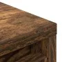 Zapatero roble ahumado 29,5x34x76 cm Madera de ingeniería de , Zapateros y organizadores de calzado - Ref: Foro24-861863, Pre...