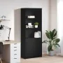 Aparador alto roble negro 70x35x180 cm madera de ingeniería de , Aparadores - Ref: Foro24-3328472, Precio: 126,77 €, Descuent...