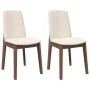 Sillas de comedor con cojines 2 uds madera maciza marrón caucho von , Essstühle - Ref: Foro24-4102443, Preis: 121,99 €, Rabat...
