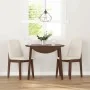 Sillas de comedor con cojines 2 uds madera maciza marrón caucho von , Essstühle - Ref: Foro24-4102443, Preis: 121,99 €, Rabat...