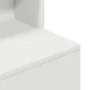 Mesilla de noche de madera de ingeniería blanca 39x35x125 cm de , Mesitas de noche - Ref: Foro24-861310, Precio: 73,97 €, Des...