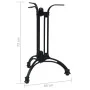 Pata de mesa de bistró negra Ø60x72 cm Aluminio fundido de , Patas para mesas - Ref: Foro24-325435, Precio: 85,39 €, Descuent...