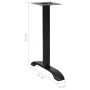 Patas para mesa de bistró 2 uds. Hierro fundido negro 61x8x72cm de , Patas para mesas - Ref: Foro24-325428, Precio: 92,72 €, ...