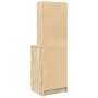 Mesilla de noche de roble Sonoma 39x35x125 cm Madera ingeniería de , Mesitas de noche - Ref: Foro24-861312, Precio: 82,80 €, ...
