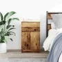 Mesilla de noche de madera antigua 39x35x65cm Madera ingeniería de , Mesitas de noche - Ref: Foro24-861333, Precio: 50,59 €, ...